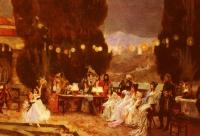 Flameng Francois - An Evening's Entertainment For Josephine